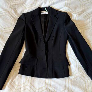 Dolce & Gabbana Women's Blazer/Suit Jacket Size 38 Circa 2010 Vintage BLACK